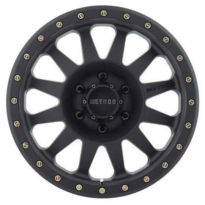 Method Wheels Method MR304 Double Standard 18x9 -12mm Offset 6x5.5 108mm CB Matte Black Wheel