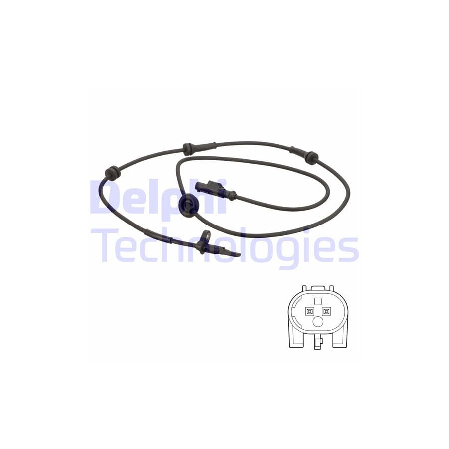 DELPHI SS20778 ABS Sensor for FIAT Punto II Hatchback (188)