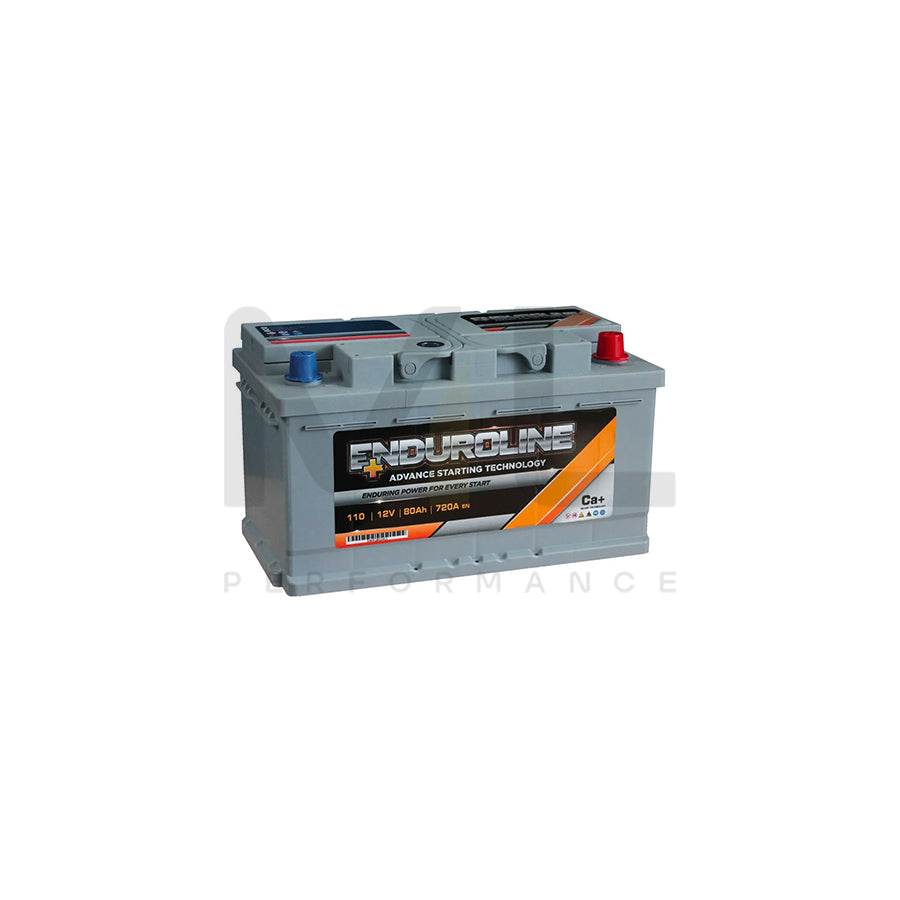 Enduroline 110 Car Battery 80Ah