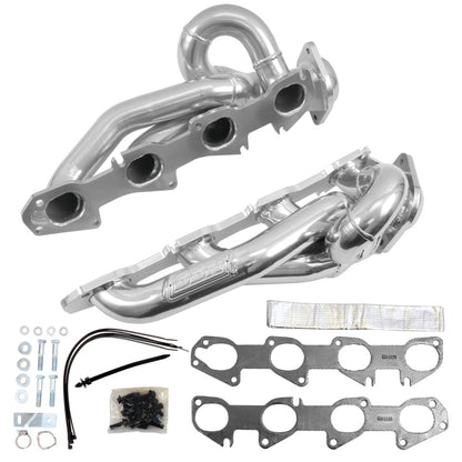 BBK 09-18 Dodge Ram 5.7L Hemi Shorty Tuned Length Exhaust Headers - 1-3/4 Silver Ceramic