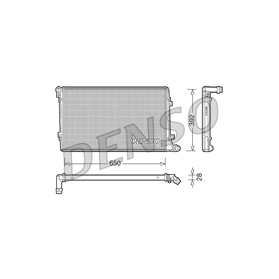DENSO DRM32019 Engine Radiator