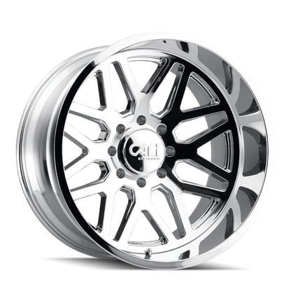 Cali Off-Road 9115 Invader 22x12 / 8x170 BP / -51mm Offset / 125.2mm Hub Chrome Wheel