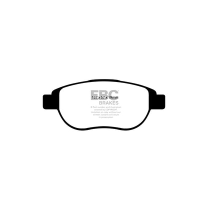 EBC DP21375 Citroen Peugeot Greenstuff Front Brake Pads - Girling/TRW/Bendix/Bosch Caliper 2 | ML Performance UK Car Parts