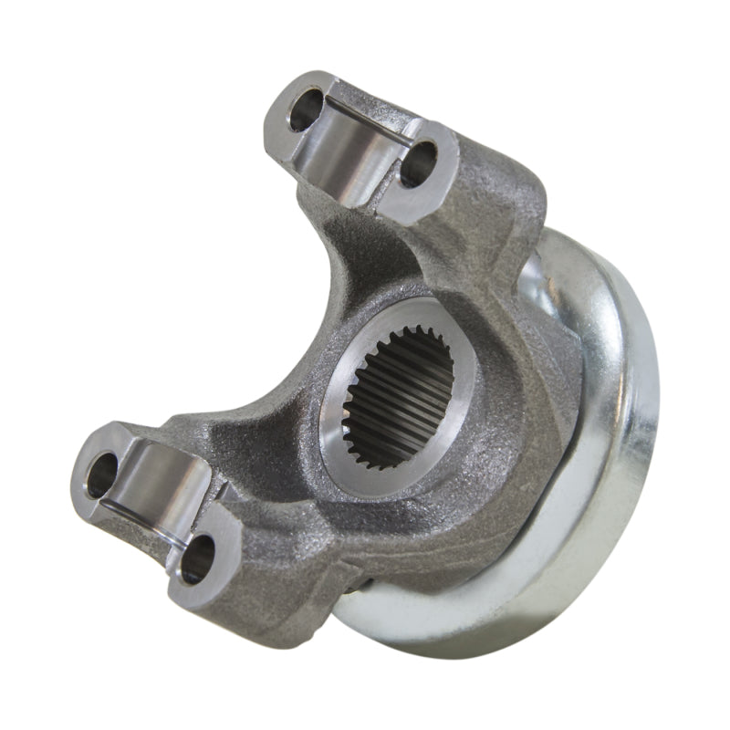 Yukon Gear & Axle Yukon Gear Yoke For GM 8.2in w/ A 1310 U/Joint Size. This Yoke Uses U-Bolts