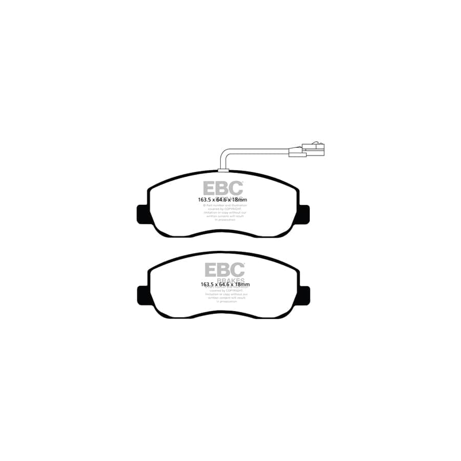 EBC PD40K1411 Nissan Opel Renault Vauxhall Ultimax Pad & Plain Disc Kit (Inc. NV400, Movano, Master) 2 | ML Performance UK Car Parts