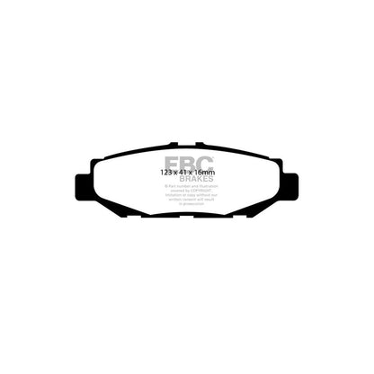 EBC DP3848C Lexus Redstuff Rear Brake Pads (Inc. GS300 & SC400) 2 | ML Performance UK Car Parts