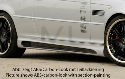 Rieger 00050246 BMW 3 Series E46 Side Skirt (Inc. M3) 2 | ML Performance UK Car Parts