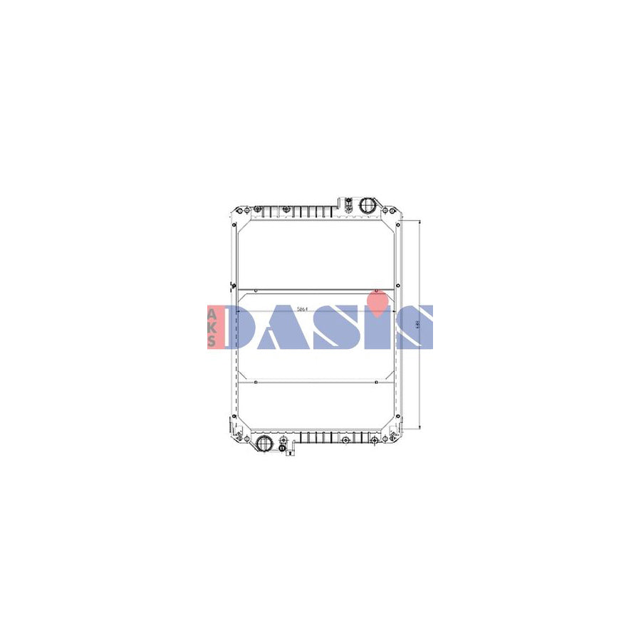AKS Dasis 440703N Engine Radiator