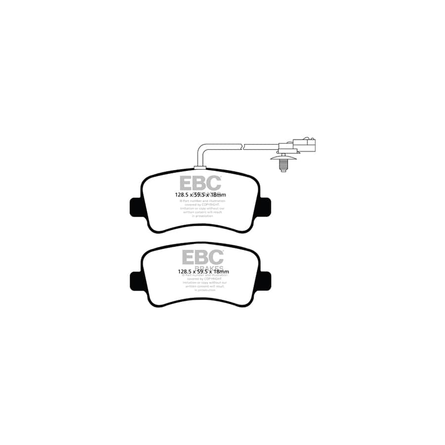 EBC PD40K1410 Nissan Opel Renault Vauxhall Ultimax Pad & Plain Disc Kit (Inc. NV400, Movano, Master) 3 | ML Performance UK Car Parts