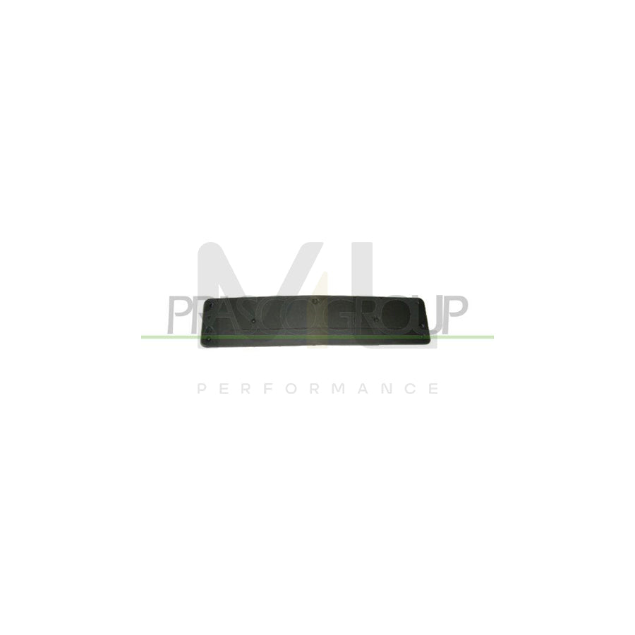 PRASCO ME0411539 Number plate holder suitable for MERCEDES-BENZ E-Class Saloon (W211) Front, Black, frameless