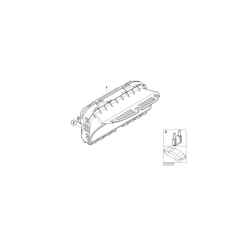 Genuine BMW 65826929507 E66 E65 E67 At-Control Display 8,8" (Inc. 760LiS, 730Li & 735Li)