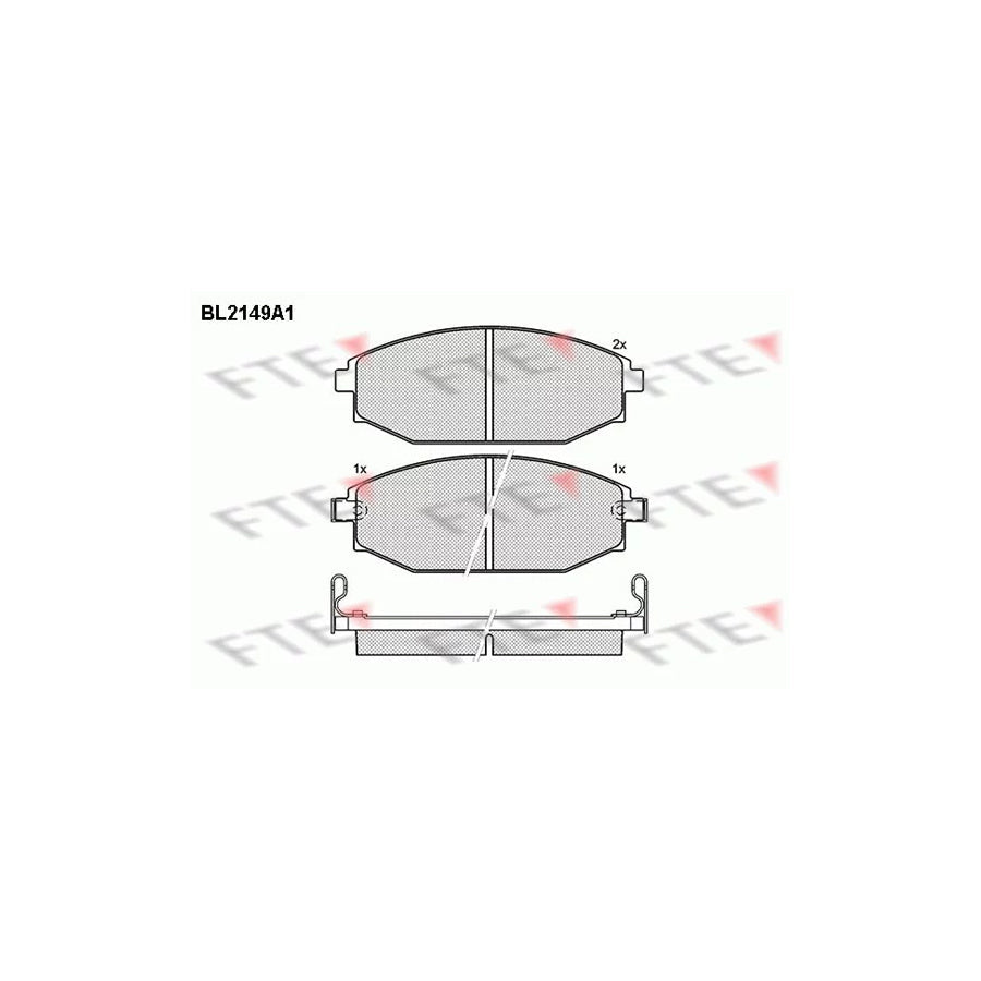 FTE Bl2149A1 Brake Pad Set