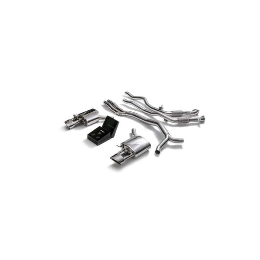 Armytrix AU94R-DS45C Valvetronic Exhaust System Audi RS4 B9 | RS5 B9 2.9 V6 Turbo 2017-2023 with  Dual Chrome Oval