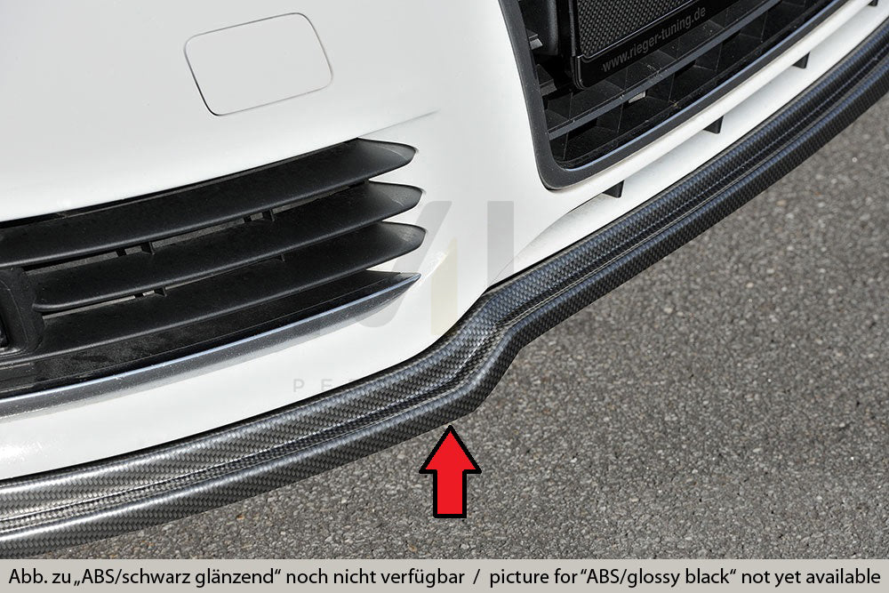 Rieger 00088034 Audi 4F A6 Front Splitter 4 | ML Performance UK Car Parts