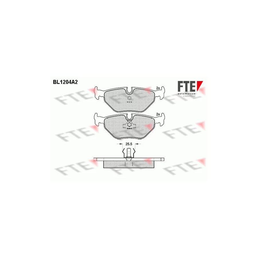 FTE Bl1204A2 Brake Pad Set