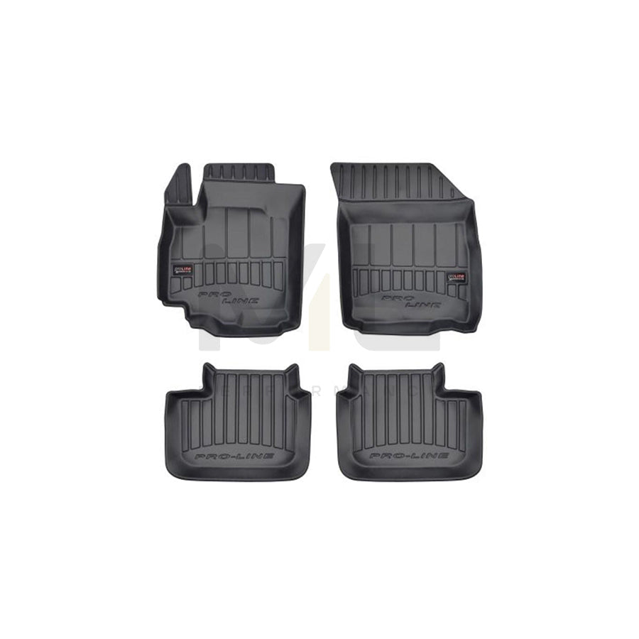 FROGUM Tailored 3D407961 Floor mat set for SUZUKI SX4 I Hatchback (EY, GY) Elastomer, Front and Rear, Quantity: 4, Black, (LHD)