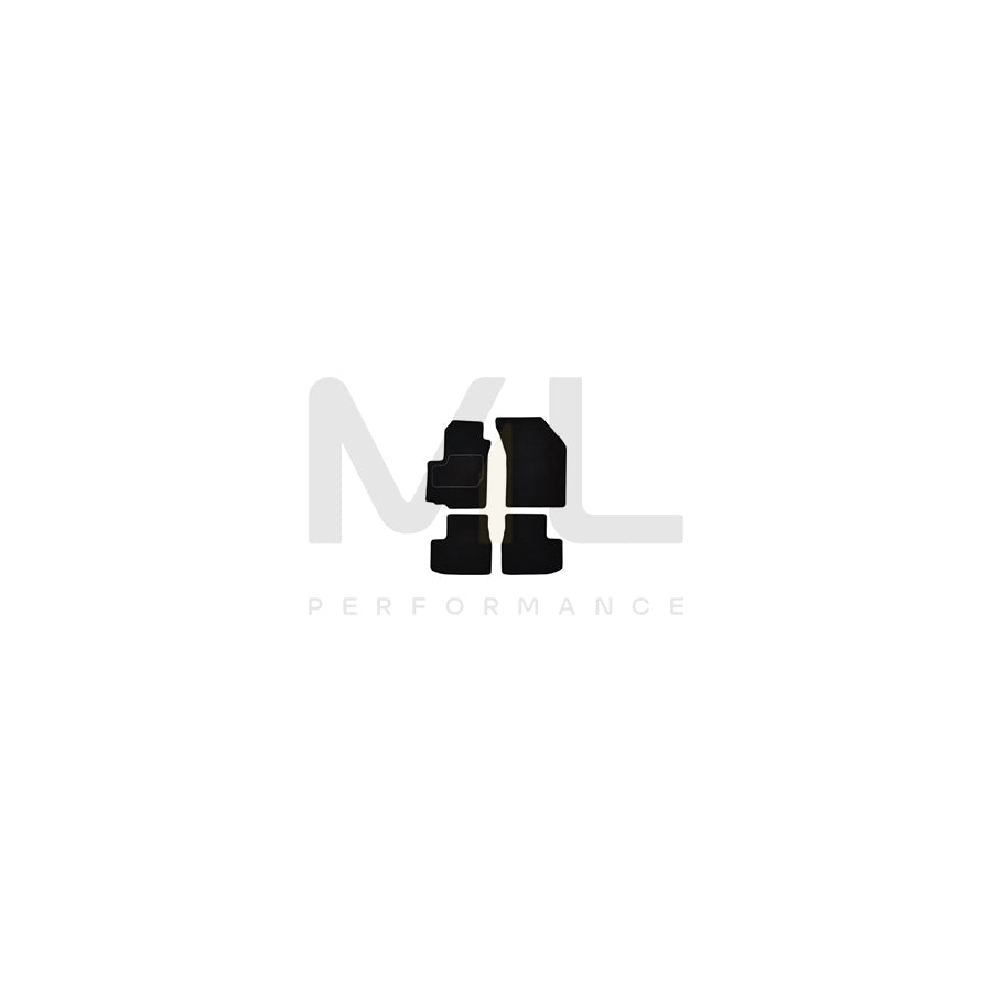 CUSTOPOL Tailored SUZ100S Floor mat set for SUZUKI Swift III Hatchback (MZ, EZ) Textile, Front and Rear, Quantity: 4, Grey
