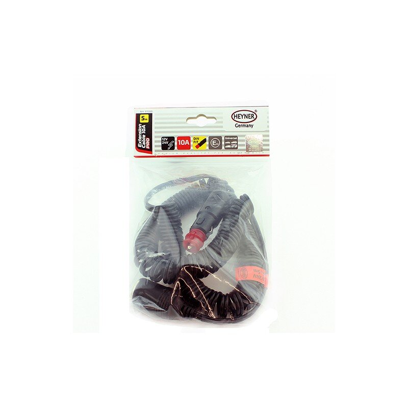 Heyner H511350 12V Cigarette Lighter Extension Cable 5M