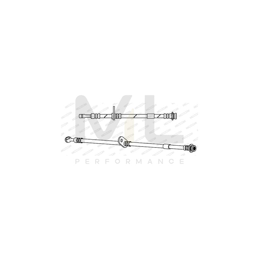 Ferodo FHY2690 Brake Hose for Suzuki Alto Vii (Gf) 463mm, Ø10
