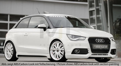 Rieger 00044105 Audi 8X A1 Side Skirt 4 | ML Performance UK Car Parts