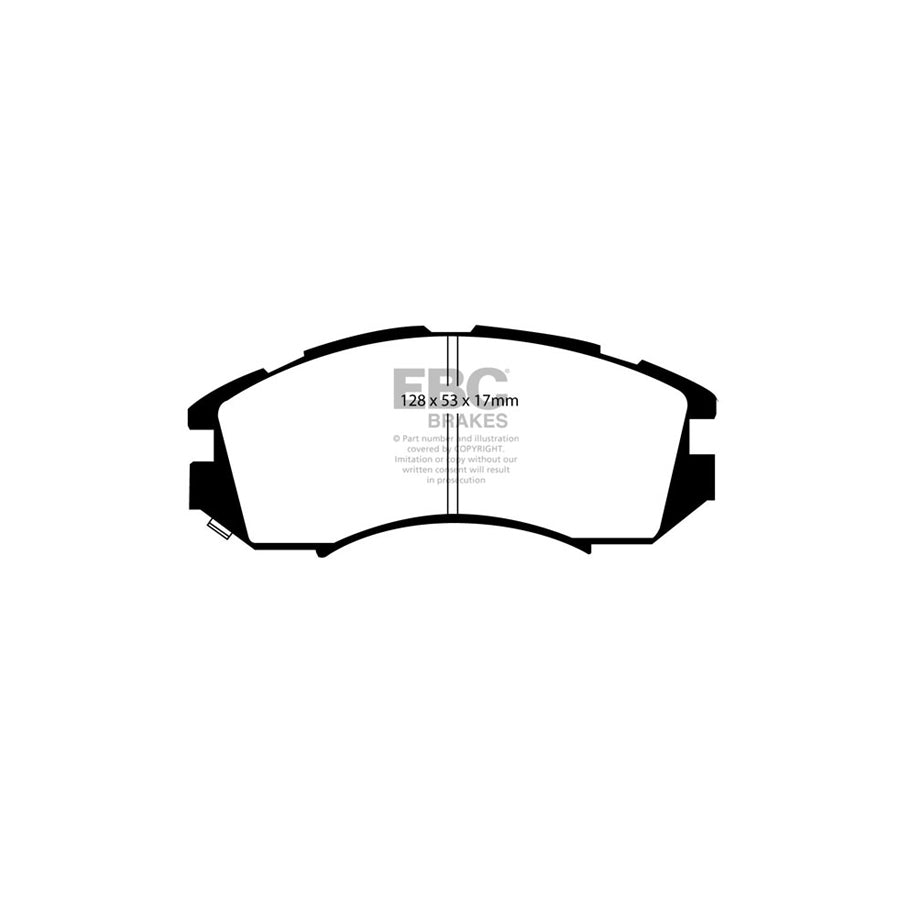 EBC PD01KF1383 Subaru Impreza Greenstuff Front Brake Pad & Plain Disc Kit  2 | ML Performance UK Car Parts