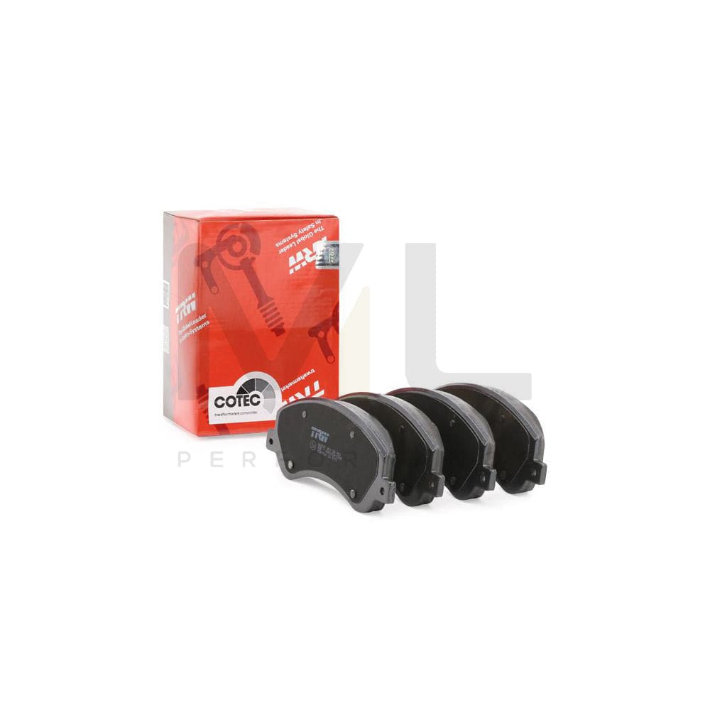 TRW Cotec Gdb1724 Brake Pad Set Incl. Wear Warning Contact, With Brake Caliper Screws, With Accessories