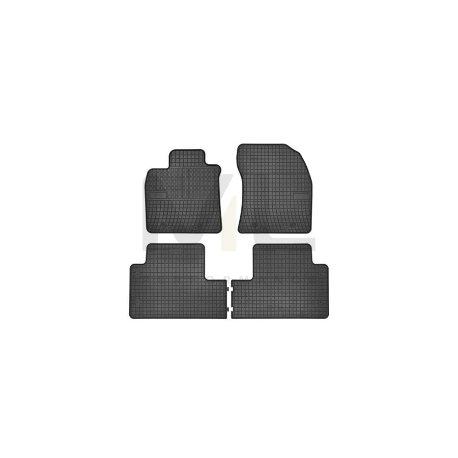 FROGUM Tailored 0802 Floor mat set for TOYOTA Avensis III Saloon (T27) Elastomer, Front and Rear, Quantity: 4, Black, (LHD)