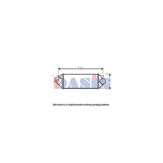 AKS Dasis 157080N Intercooler for Opel Astra