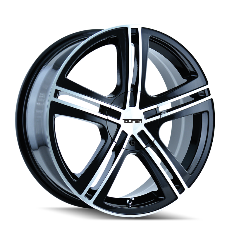 Touren 3262 TR62 17x7 / 5x100/114.3 BP / 40mm Offset / 72.62mm Hub Gloss Black Machined Wheel
