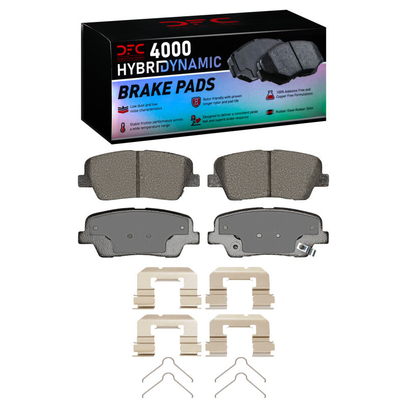 DFC 18-23 Genesis G80 Rear 4000 HybriDynamic Brake Pads and Hardware Kit