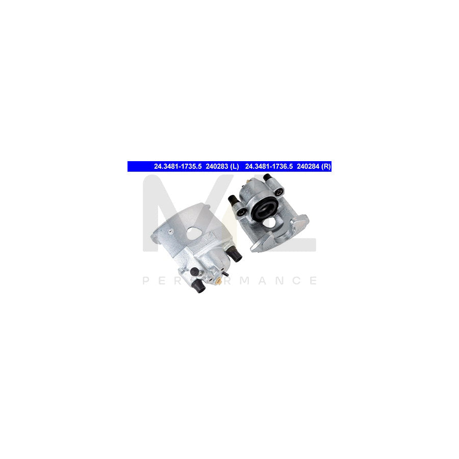 ATE 24.3481-1736.5 Brake Caliper without holder