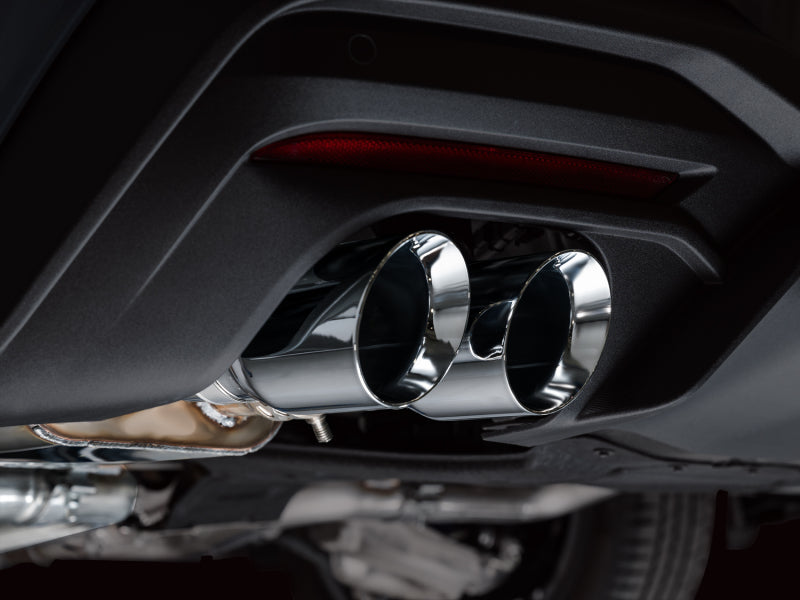 AWE Tuning AWE 2024 Ford Mustang GT Fastback S650 RWD SwitchPath Cat-Back Exhaust w/ Quad Chrome Silver Tips