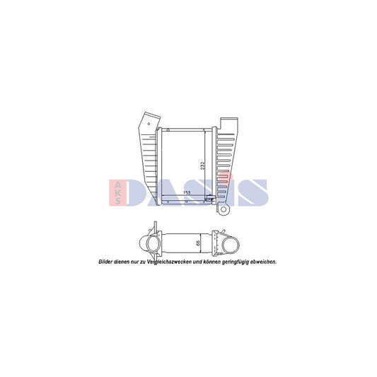 AKS Dasis 157070N Intercooler for Opel Omega