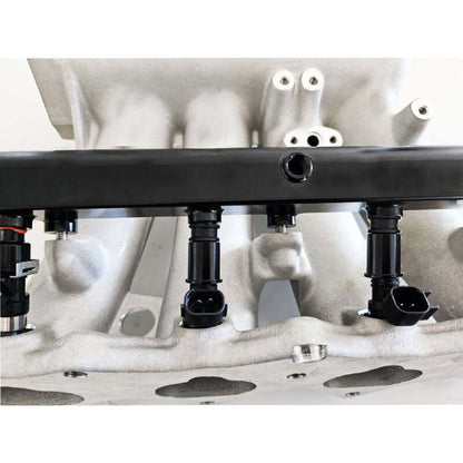 BLOX Racing Honda B-Series Xtreme Aluminum Fuel Rail - Black
