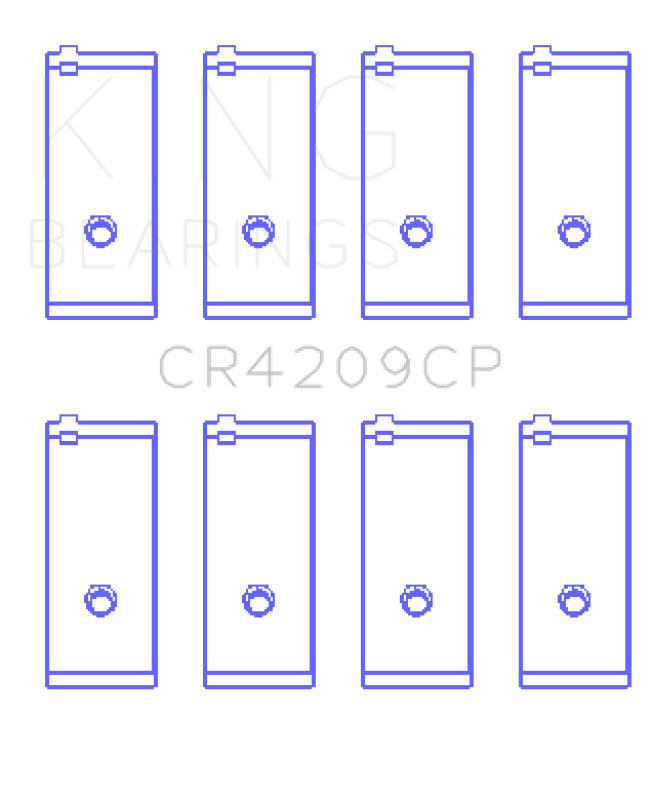 King Engine Bearings Toyota 3Sgte (Size +0.25mm) Connecting Rod Bearing Set
