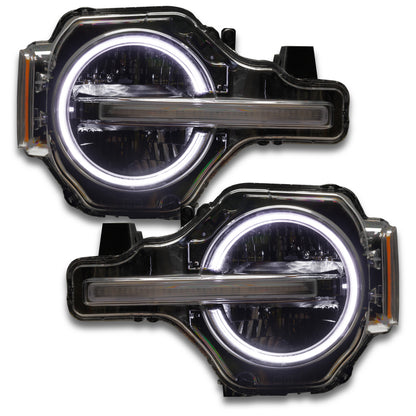 ORACLE Lighting Oracle 2021 Ford Bronco DRL Upgrade w/ Halo Kit - ColorSHIFT w/ No Controller