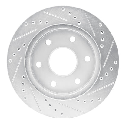 R1 Concepts R1 09-15 Toyota Hilux (Mexico) Front Left Drilled & Slotted Silver Brake Rotor
