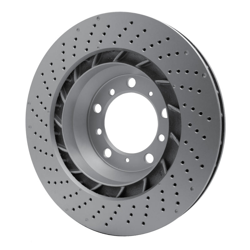 DFC 16-23 Porsche 718 Cayman Right Rear Drilled Hi-Carbon Alloy Geomet Coated Rotor