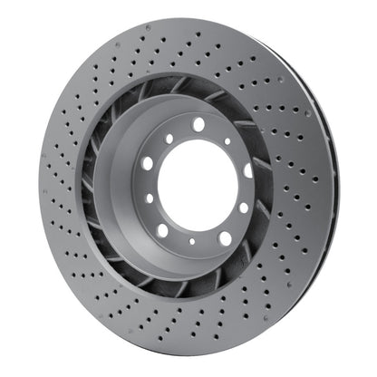 DFC 16-23 Porsche 718 Cayman Right Rear Drilled Hi-Carbon Alloy Geomet Coated Rotor