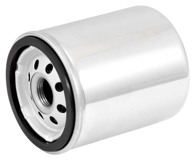 K&N Engineering K&N Harley-Davidson 3in OD x 4.063in H Chrome Oil Filter