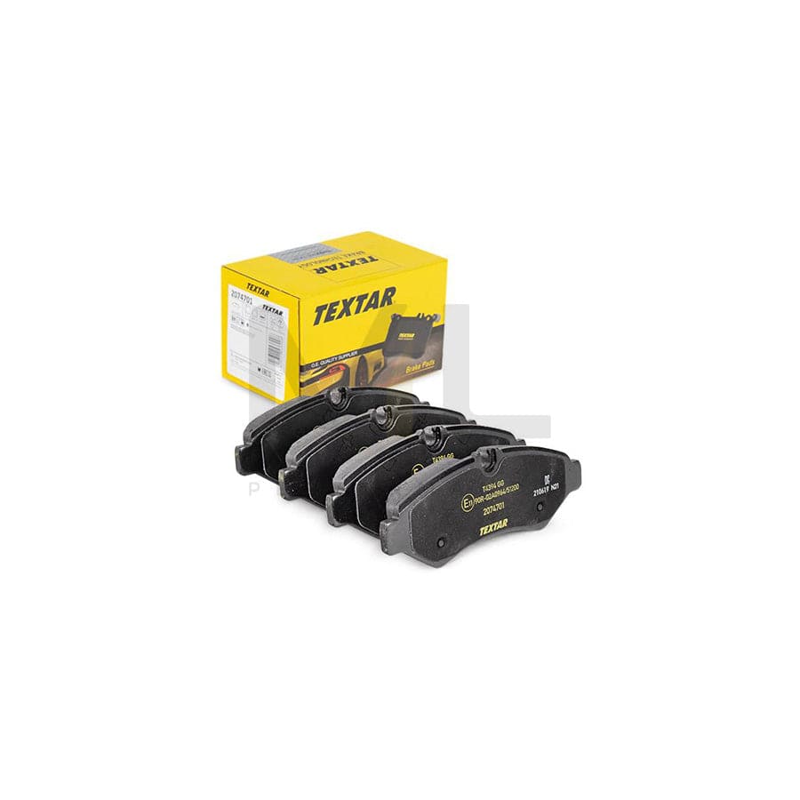 TEXTAR 2074701 Brake pad set suitable for MERCEDES-BENZ SPRINTER prepared for wear indicator