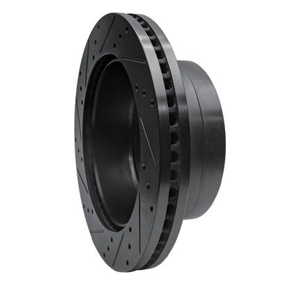 R1 Concepts R1 11-22 Ford F-350 Super Duty 2WD Rear Right Drilled & Slotted Black Brake Rotor