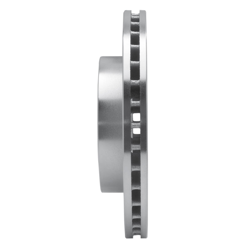 R1 Concepts R1 03-05 Kia Rio Front Left Drilled & Slotted Silver Brake Rotor