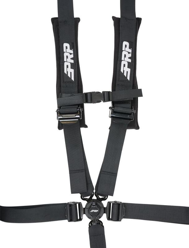 PRP Seats PRP 5.2 Cam-Lock Harness w/ Ratchet Lap Belt - Black