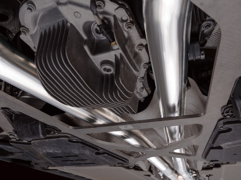 AWE Tuning BMW G90/G99 M5 Track Edition Cat-Back Exhaust - Chrome Silver Tips