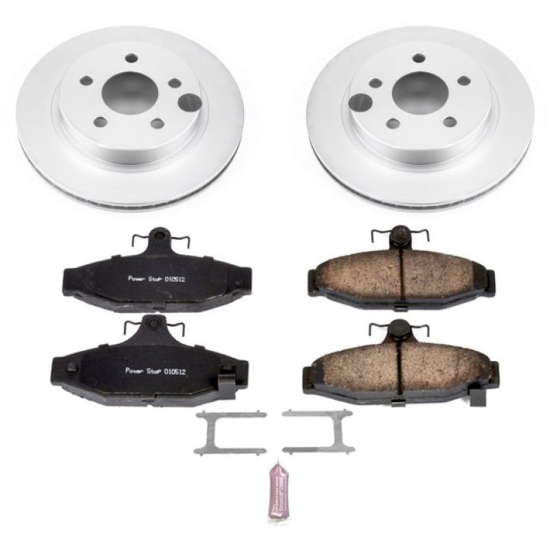 PowerStop Power Stop 93-97 Chevrolet Camaro Rear Z17 Evolution Geomet Coated Brake Kit