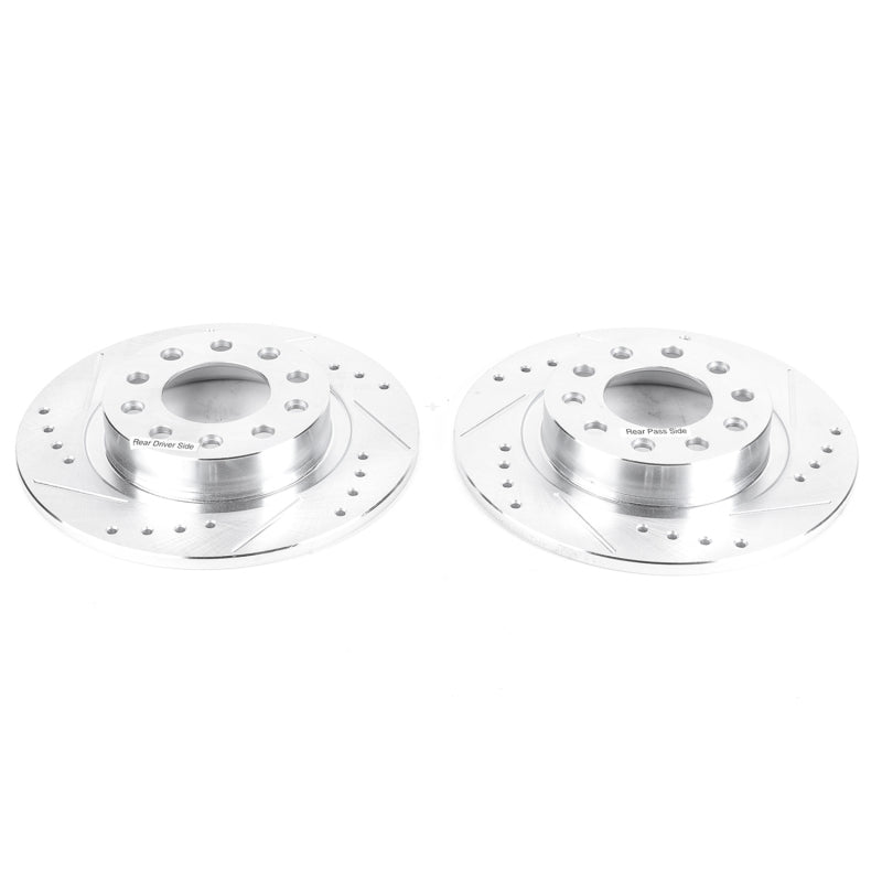 PowerStop Power Stop 13-16 Dodge Dart Rear Evolution Drilled & Slotted Rotors - Pair