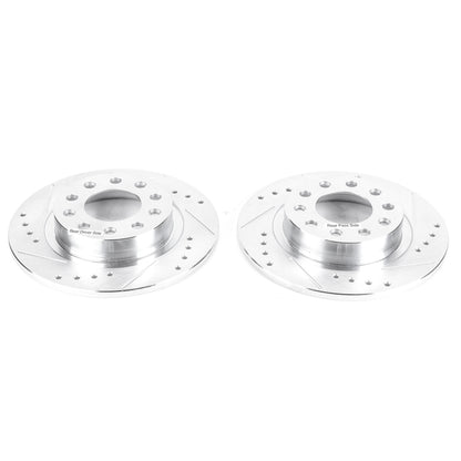 PowerStop Power Stop 13-16 Dodge Dart Rear Evolution Drilled & Slotted Rotors - Pair