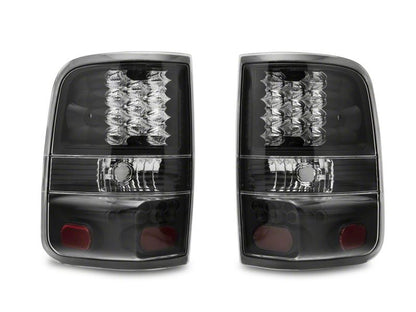 Raxiom 04-08 Ford F-150 Styleside LED Tail Lights- Black Housing (Clear Lens)