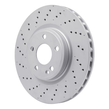 DFC 14-20 Infiniti QX30 Front Drilled Hi-Carbon Alloy Geomet Coated Rotor